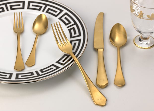 5-piece Old Vintage Cutlery Set | Flora | GINORI 1735